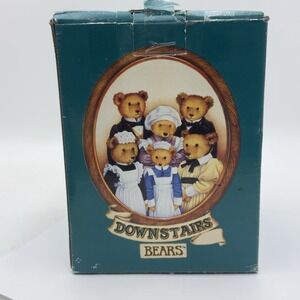 Dept 56 Upstairs Downstairs Bears BARKER THE BUTLER IN CHARGE OF THE HOUSEHOLD